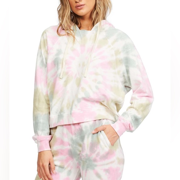 NWT Salt Crystal Tie-Dye Surfline Hoodie - Size L - Picture 1 of 7